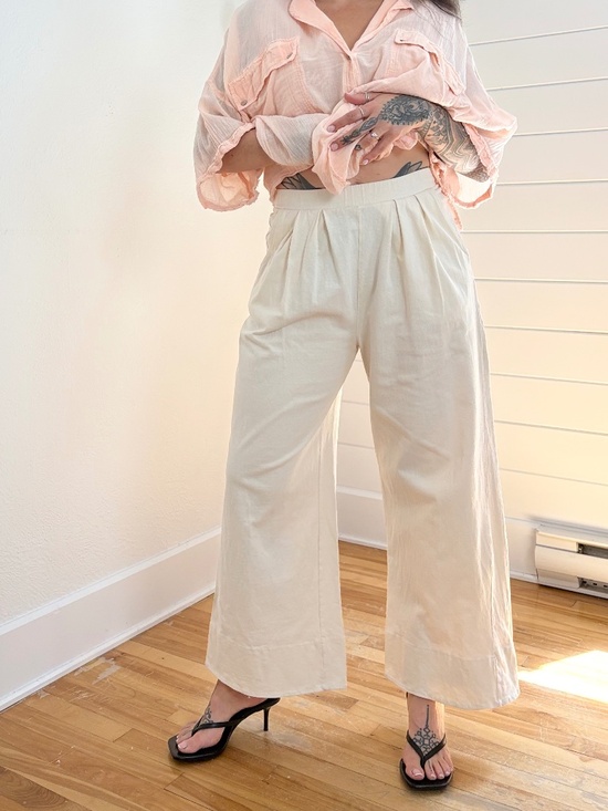 Free People Pants - Free people beach wide leg pull on pants